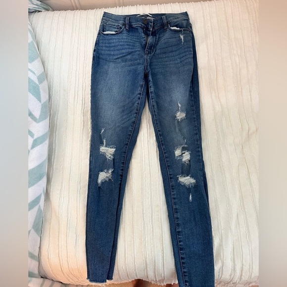 PacSun Denim - PacSun High Rise Distressed Jeggings Size 26